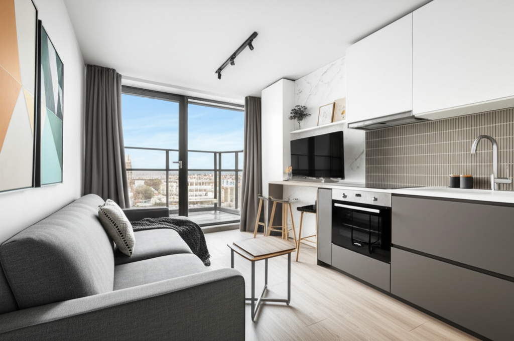 Modern studio interior